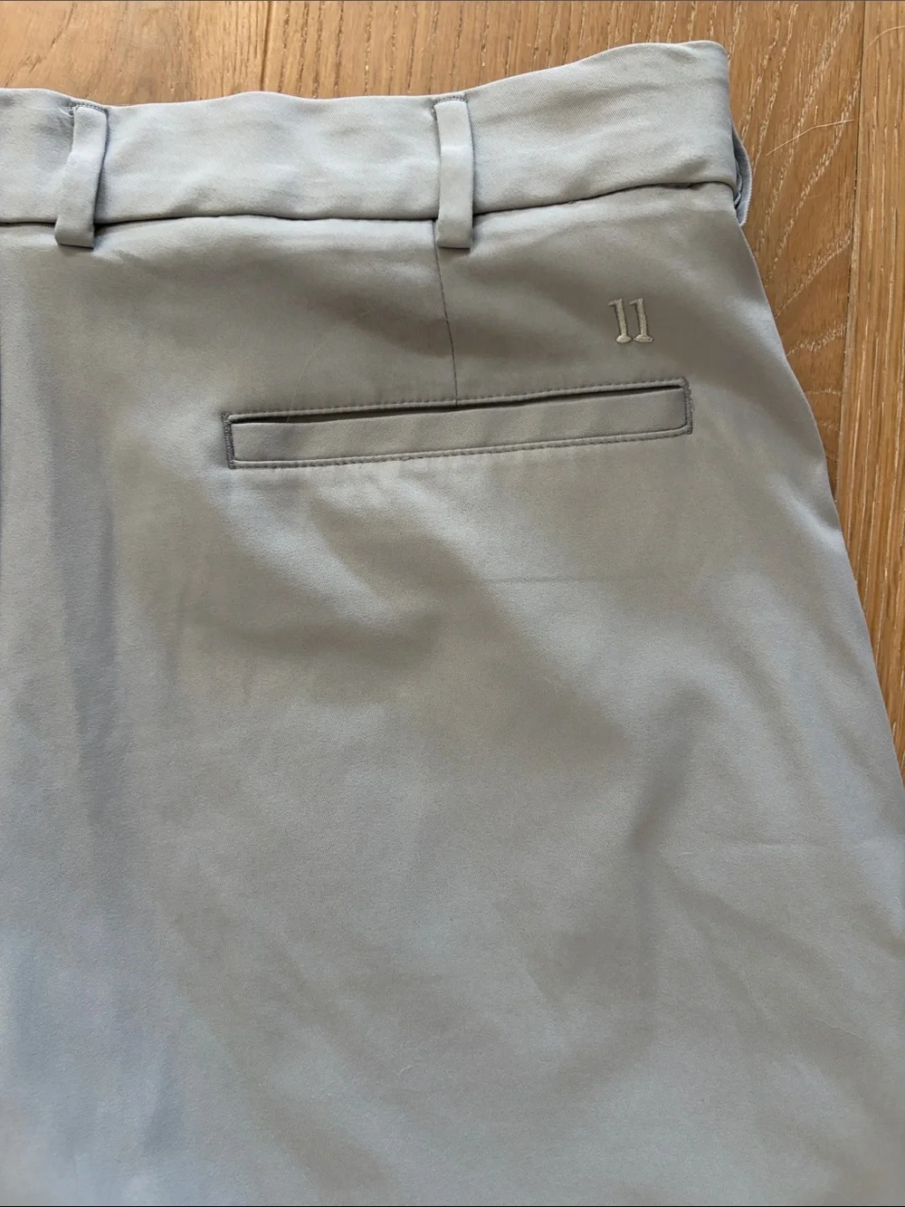 Walter Hagen Light Gray Flat-Front Men's Shorts